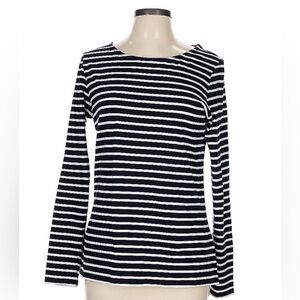 Boden Navy and White Striped Women's Top sz 10